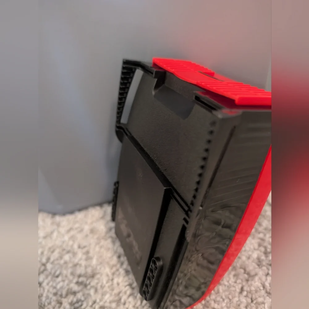 Lego Technic Throwbot 8500 black red mech with storage box and manual